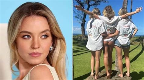 sidney sweeney ass|Sydney Sweeney flashes toned bum in tiny bikini bottoms in wild。